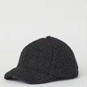 H&M Faux Shearling Baseball Cap